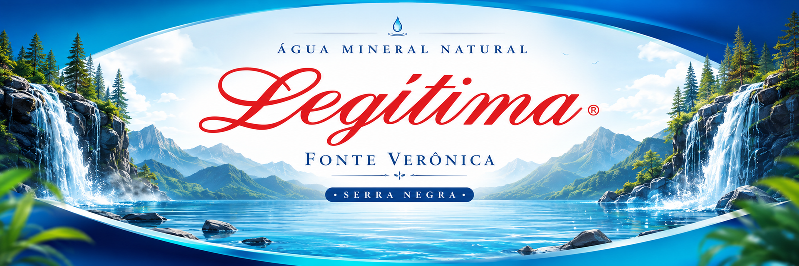 Legítima — Água Mineral Natural, Fonte Verônica, Serra Negra